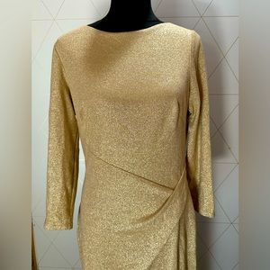 Ralph Lauren - Gold sparkle Formal Dress